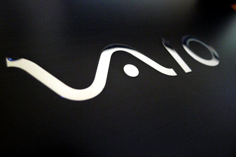 Sony Vaio logo close-up
