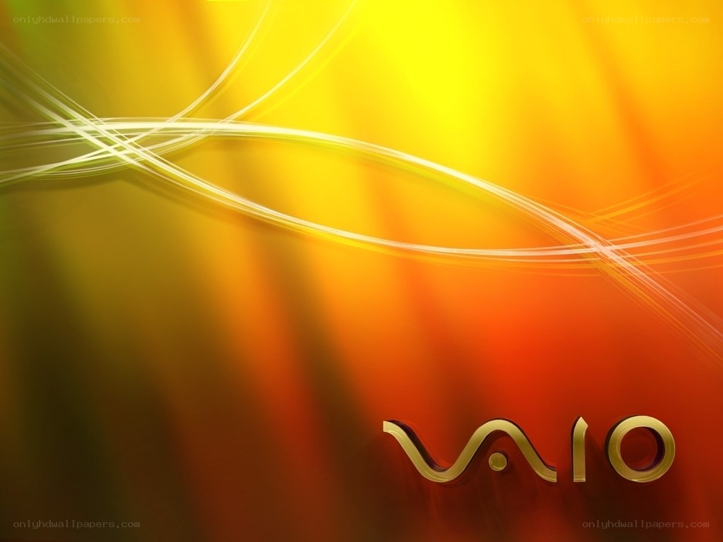 Sony VAIO logo on abstract background