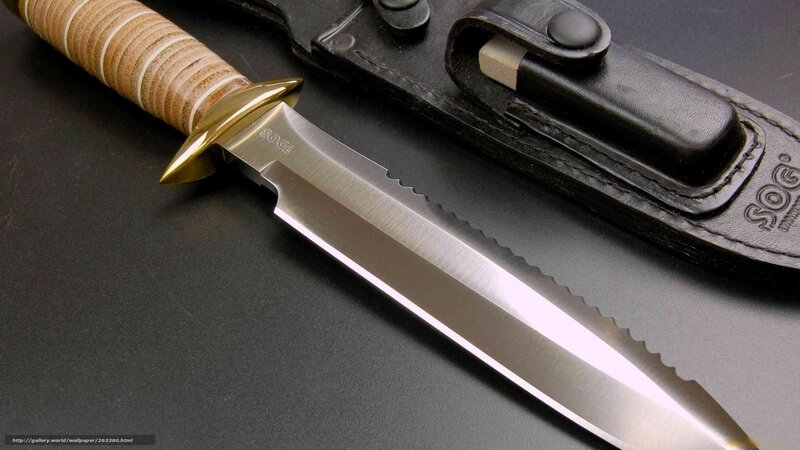 SOOG knife with sheath
