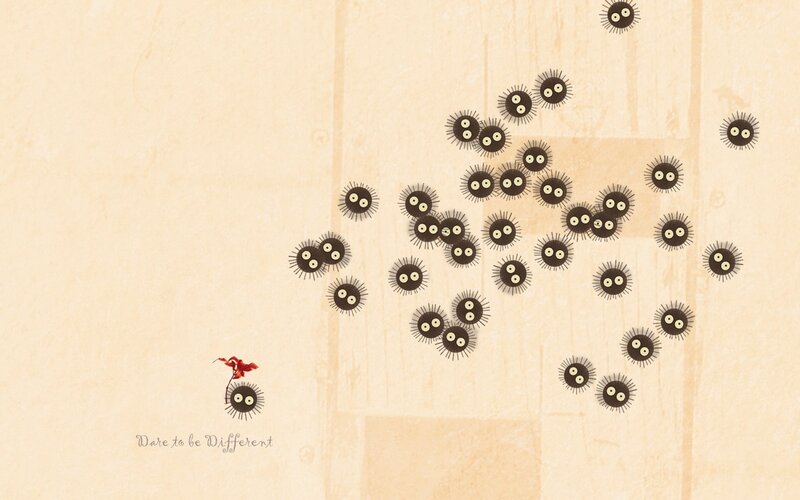 Soot Sprites from Spirited Away