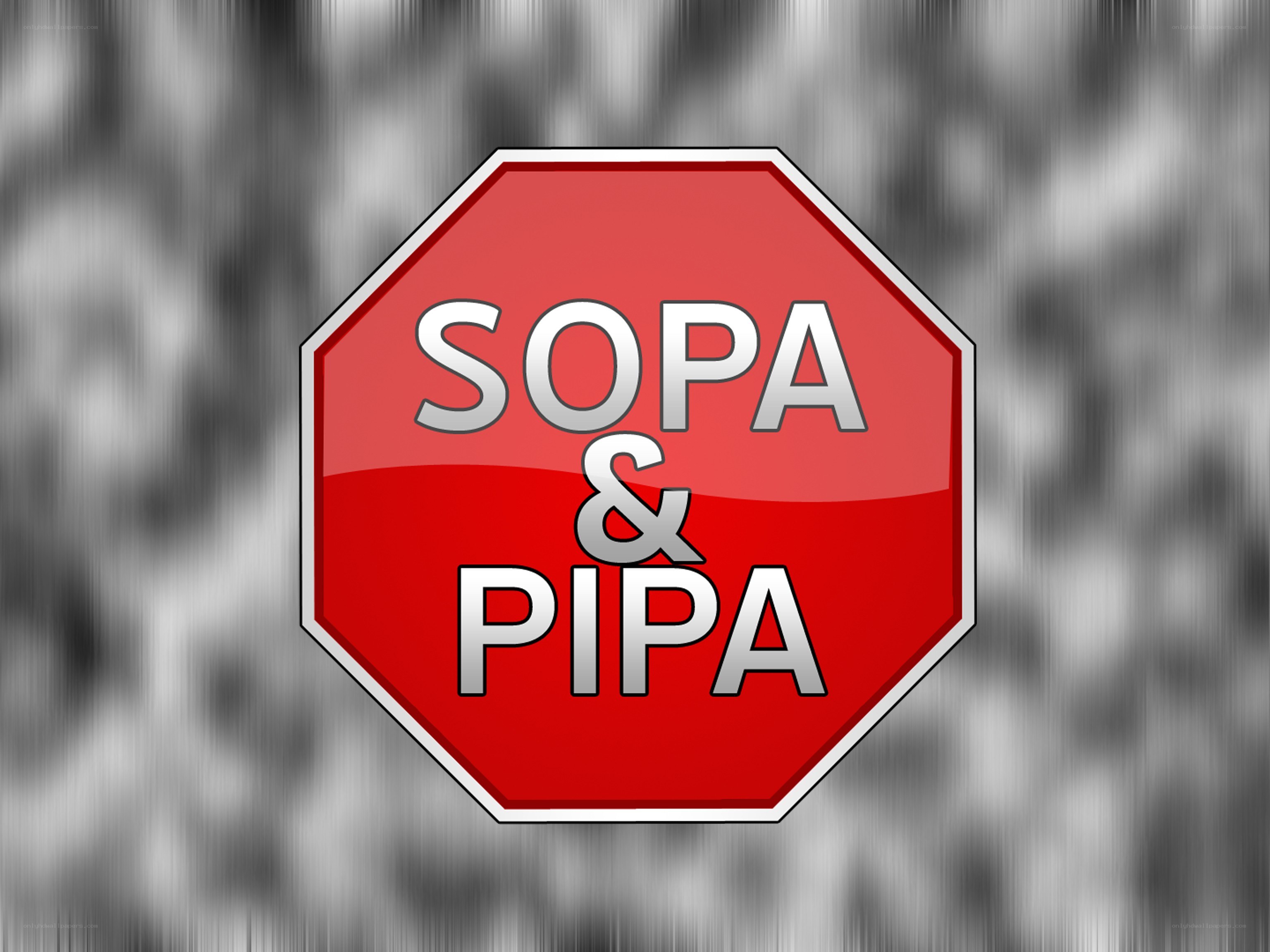 SOPA and PIPA protest sign