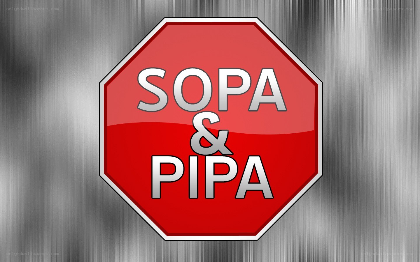 SOPA and PIPA protest sign