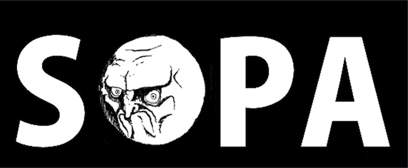 SOPA protest logo
