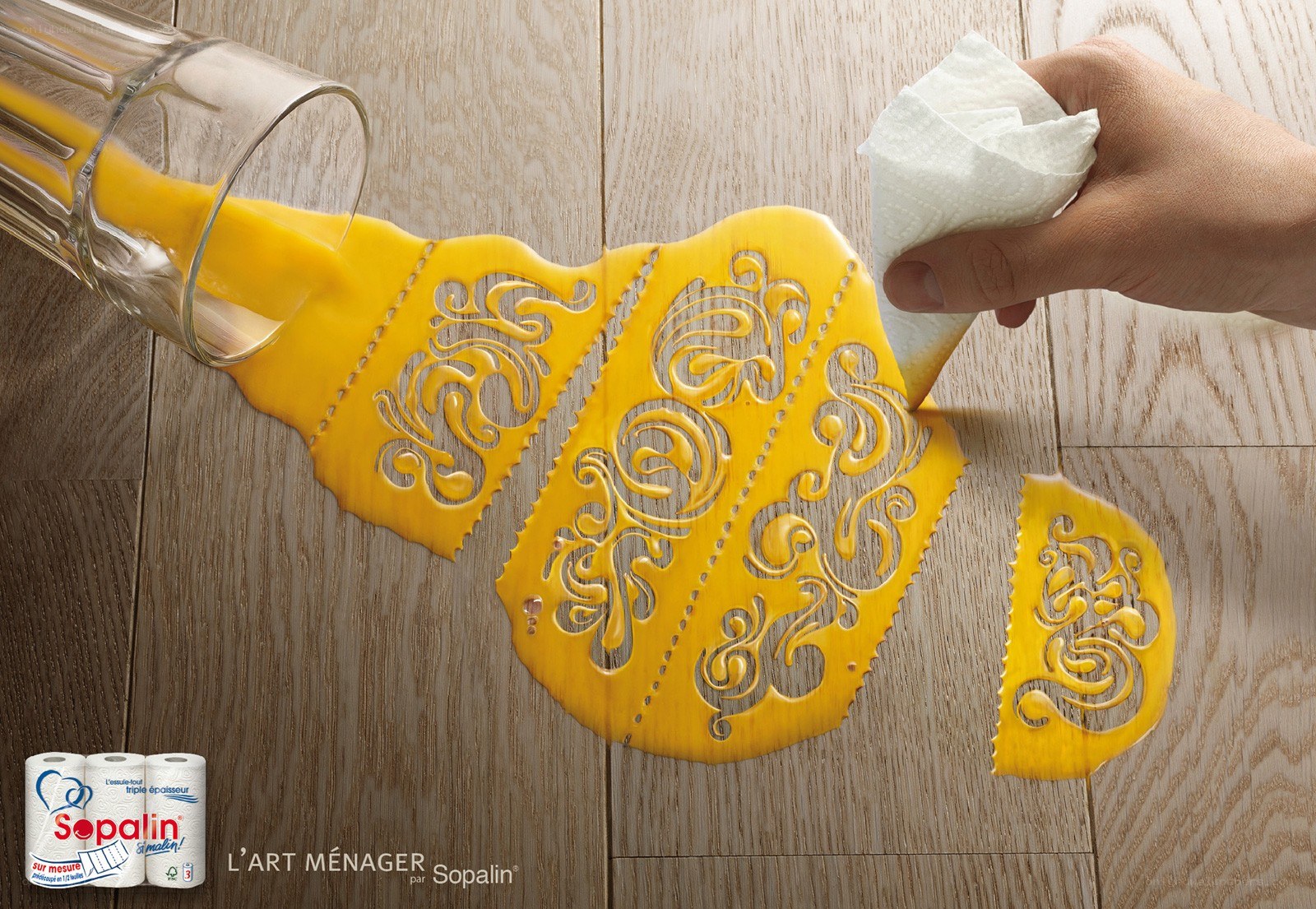 Sopalin paper towel ad