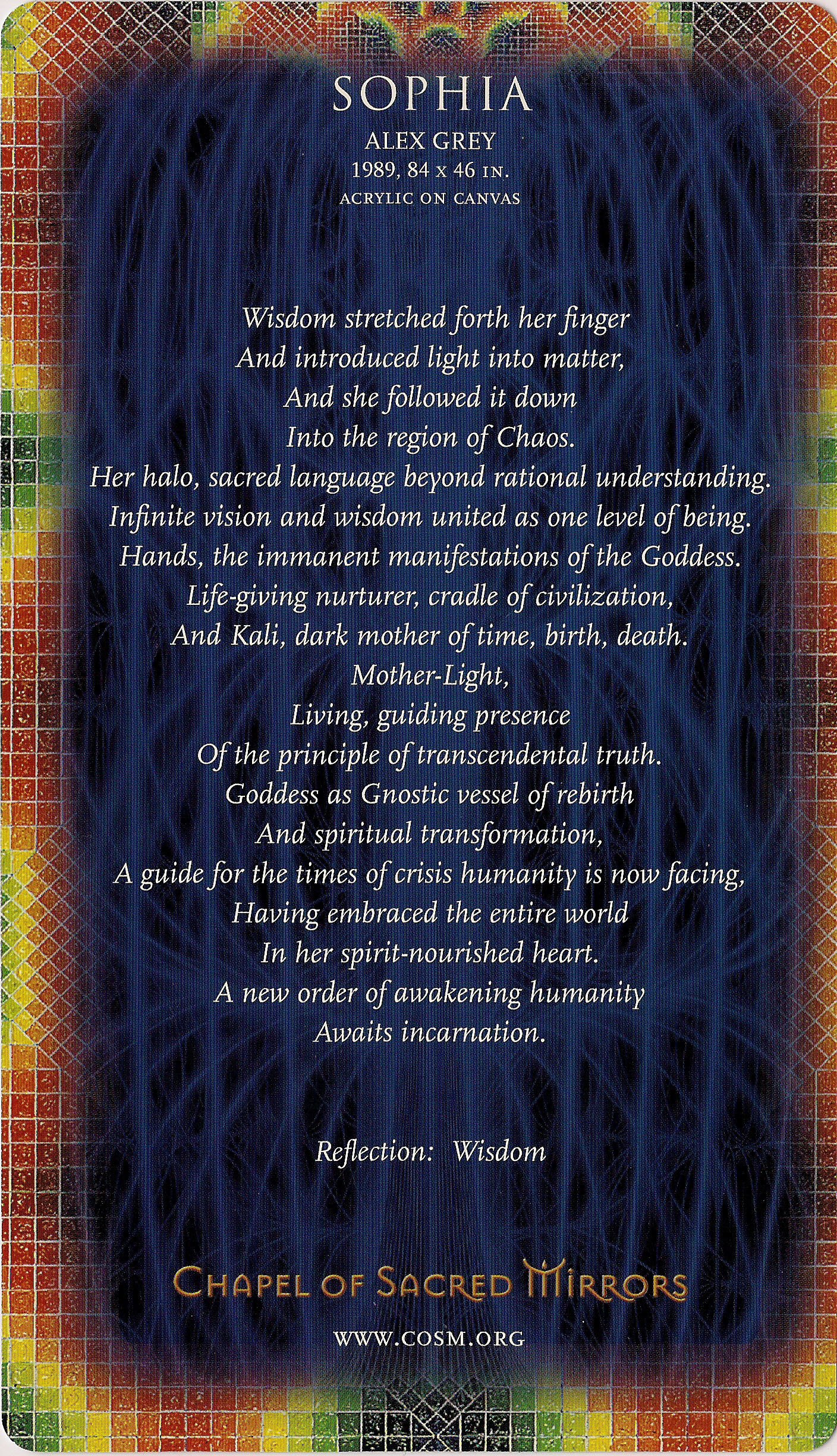 Sophia Wisdom Poem