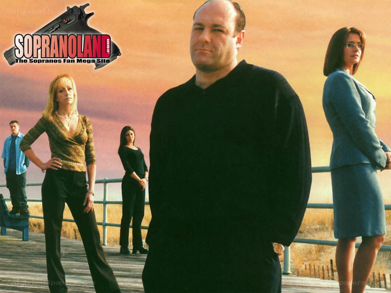 Sopranos cast on a pier