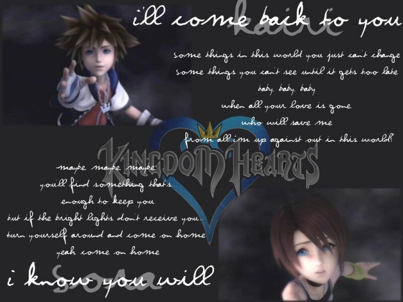 Sora and Kairi Characters