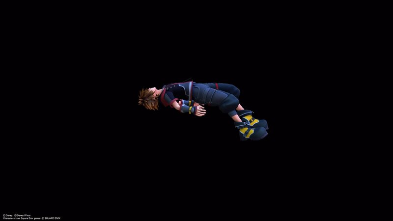Sora Floating in Space — Black