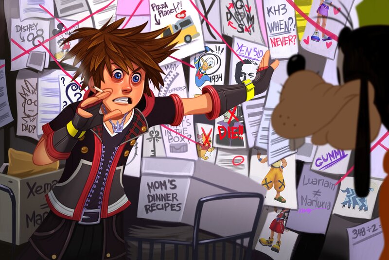 Sora from Kingdom Hearts — Brown