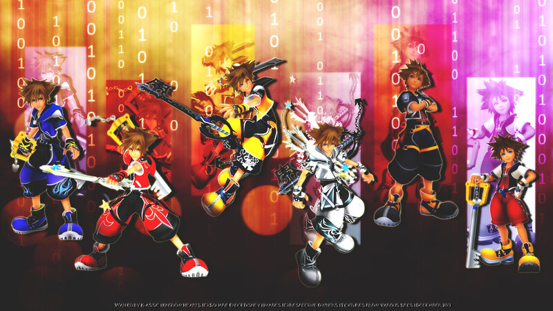Sora from Kingdom Hearts — Red, Dynamic, Energetic