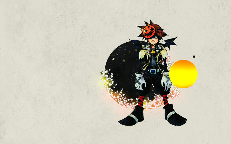 Sora in Halloween form