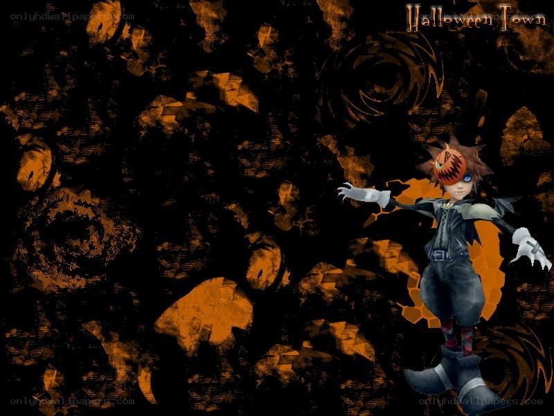 Sora in Halloween Town