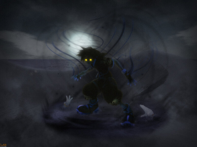 Sora in the dark world