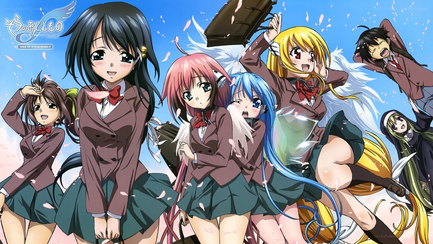 Sora no Otoshimono characters