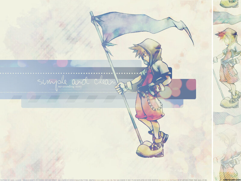 Sora with a flag