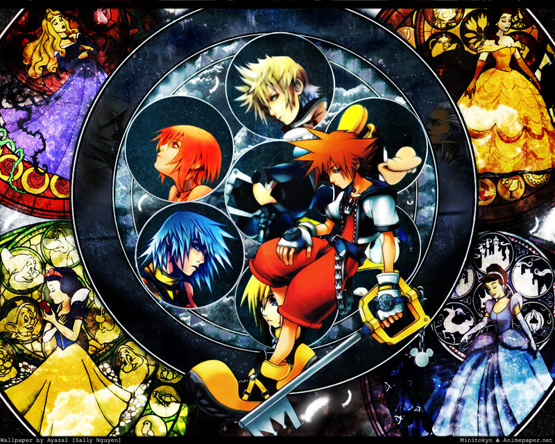 Sora with Disney Characters