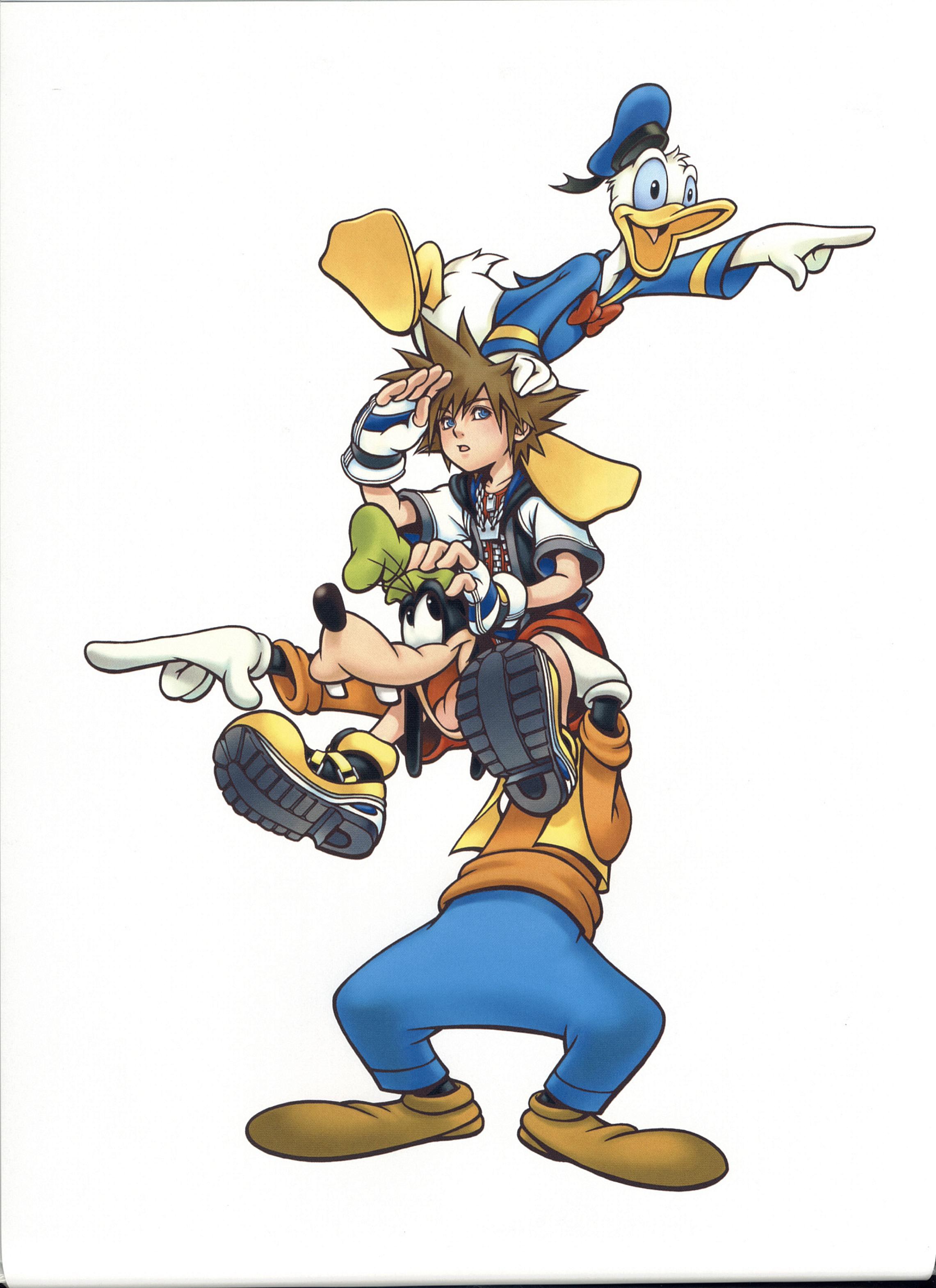 Sora with Donald and Goofy