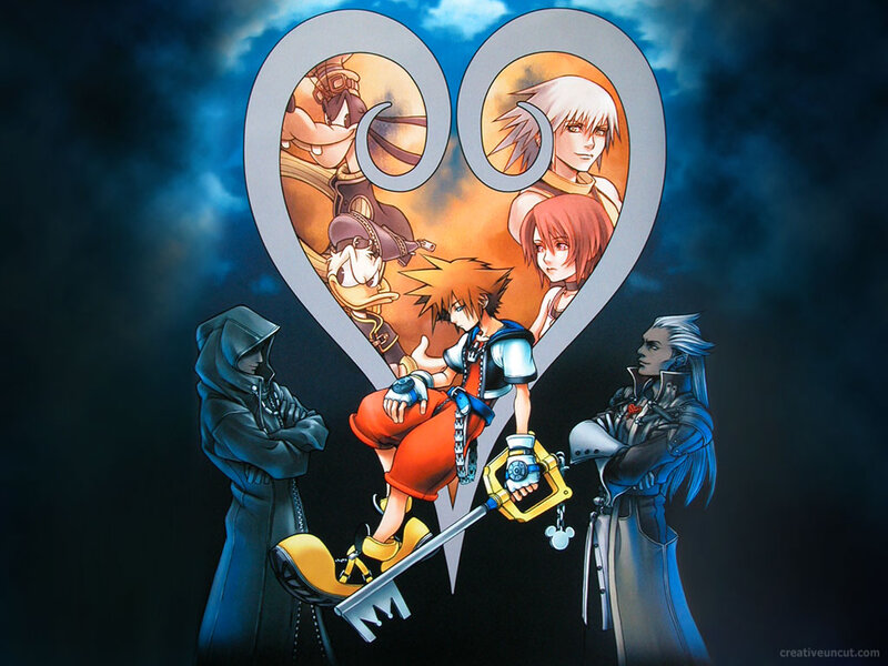 Sora with Keyblade — Blue, Dramatic