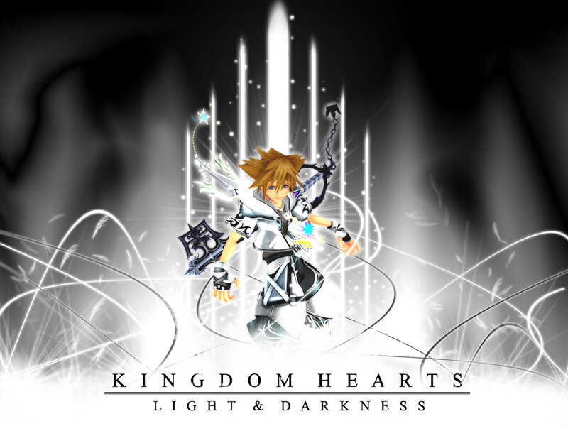 Sora with Keyblade — White