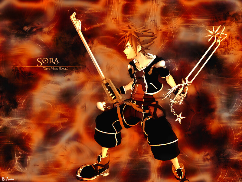 Sora with Keyblades