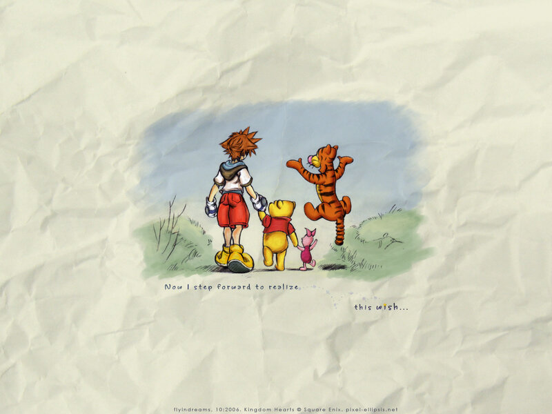 Sora with Winnie the Pooh
