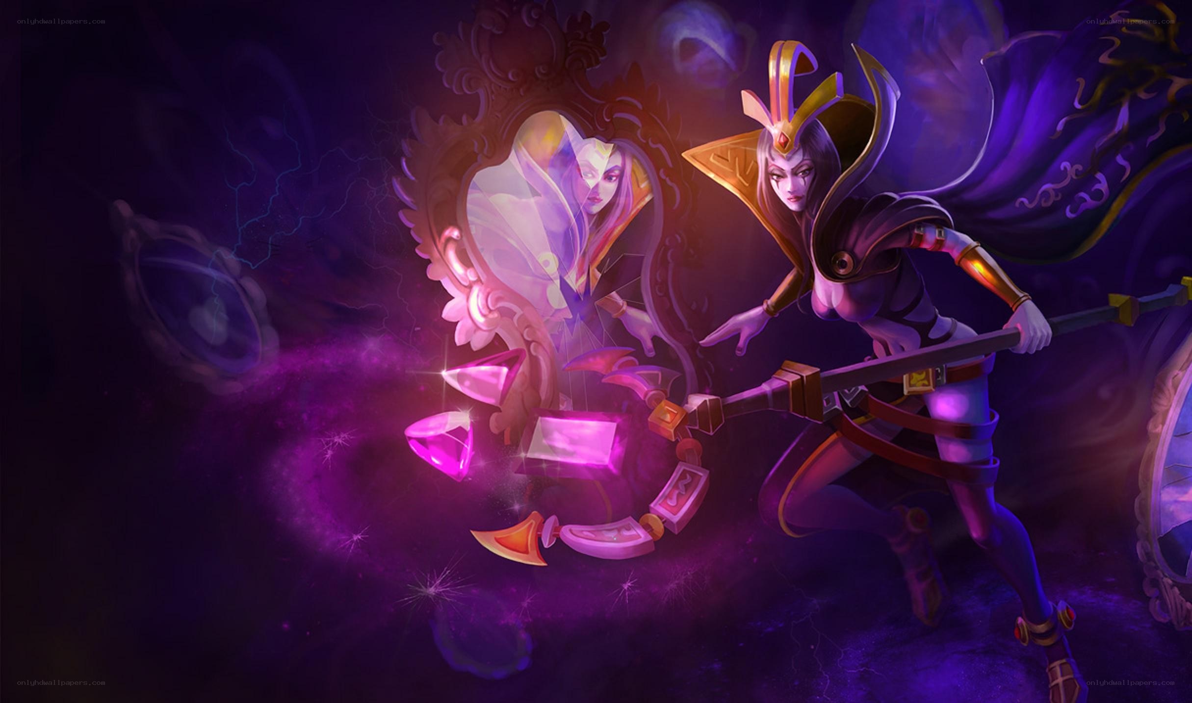 Soraka in a magical battle