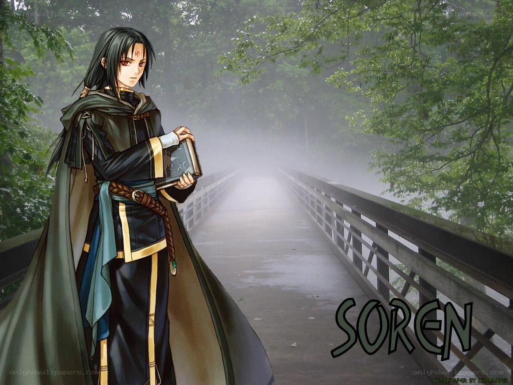 Soren on a misty bridge
