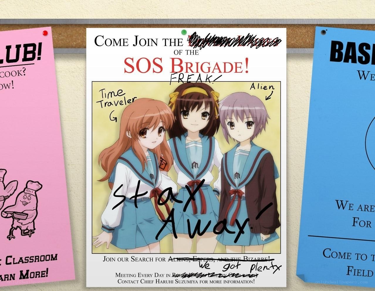 SOS Brigade recruitment poster