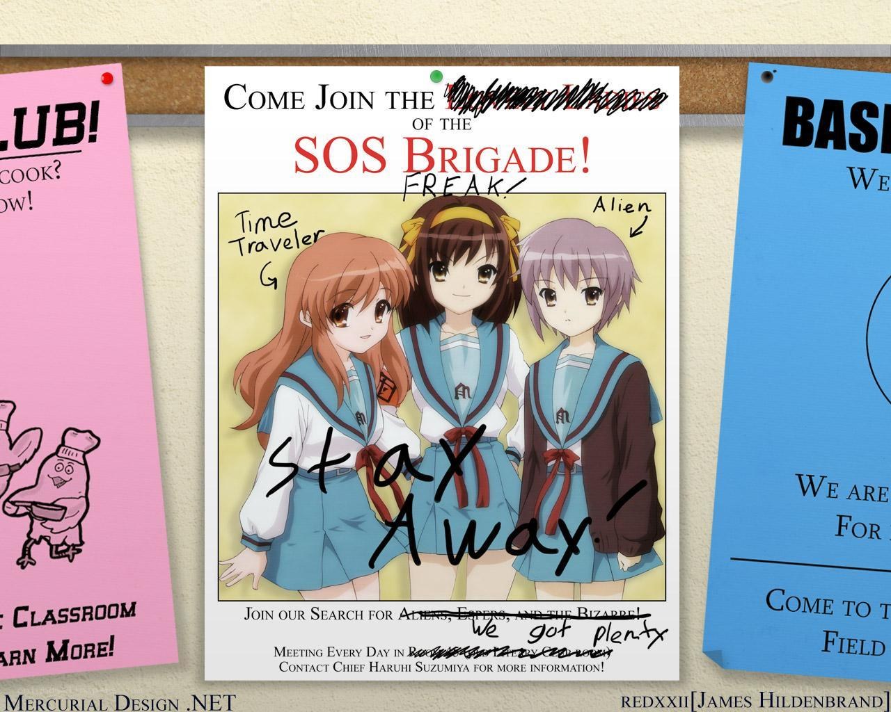 SOS Brigade recruitment poster