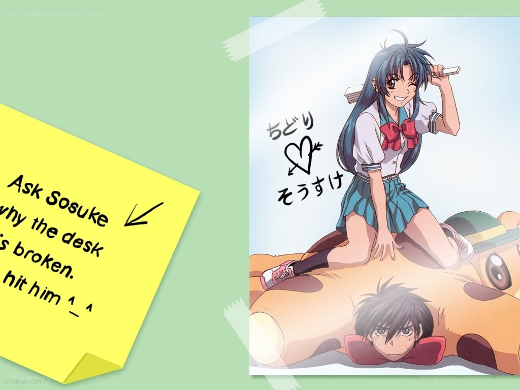 Sosuke and the broken desk