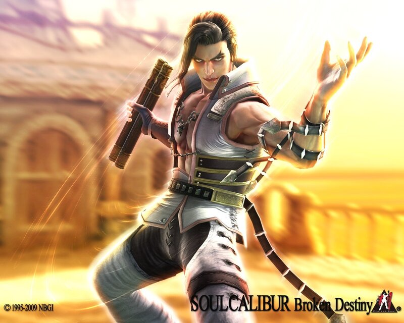 Soul Calibur character in action