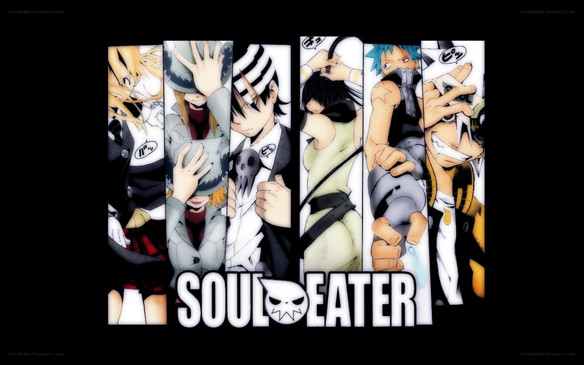Soul Eater anime character collage
