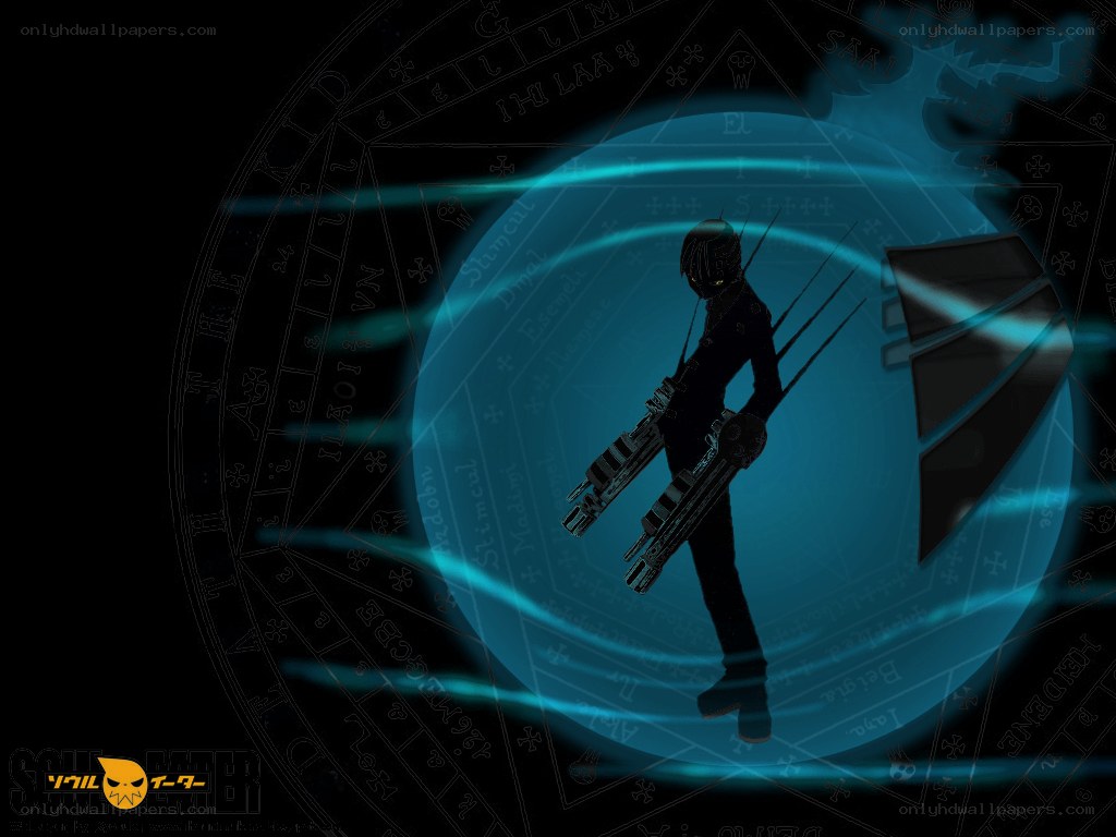 Soul Eater character in magical circle
