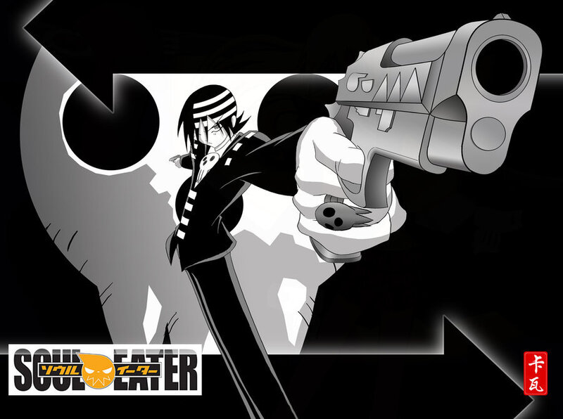 Soul Eater character with gun