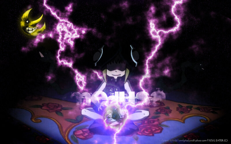 Soul Eater character with lightning