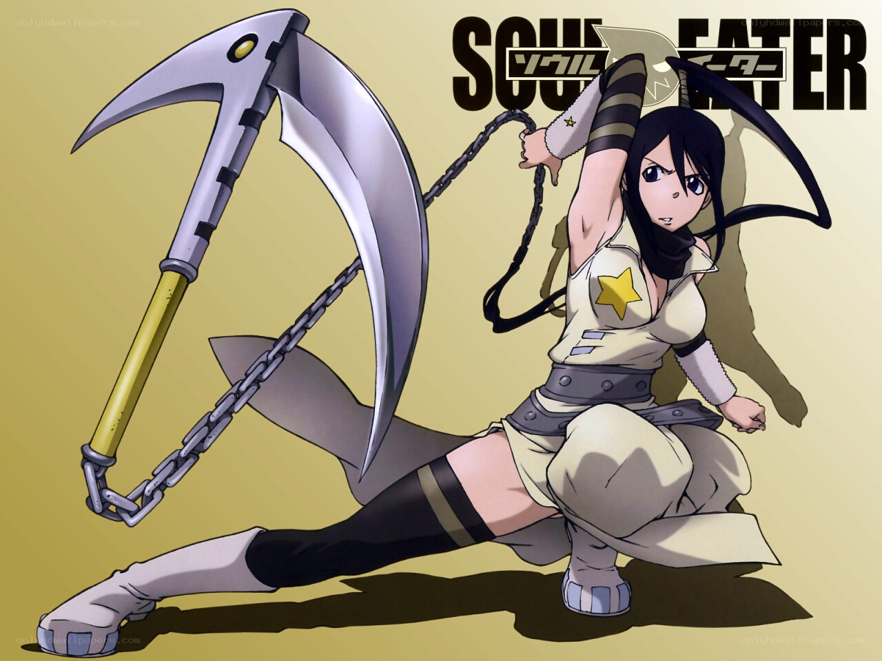Soul Eater character with scythe