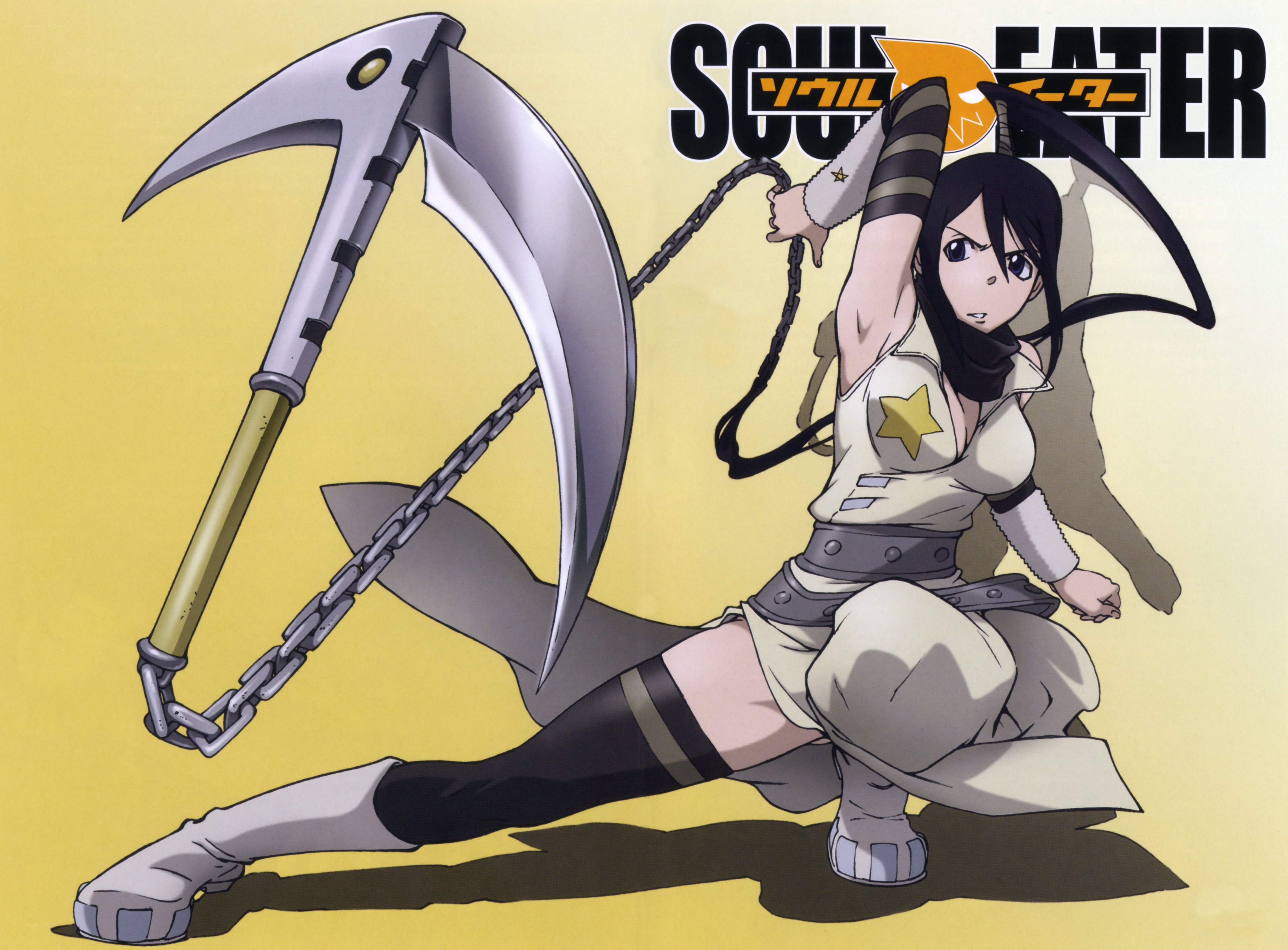 Soul Eater character with scythe