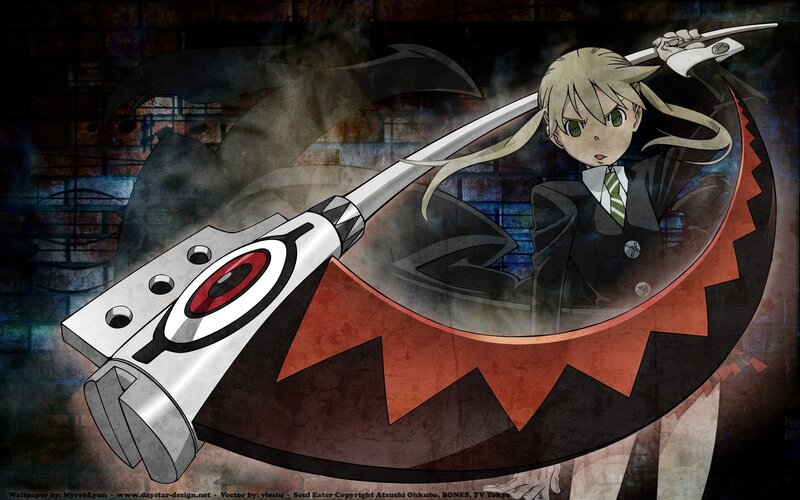 Soul Eater character with weapon