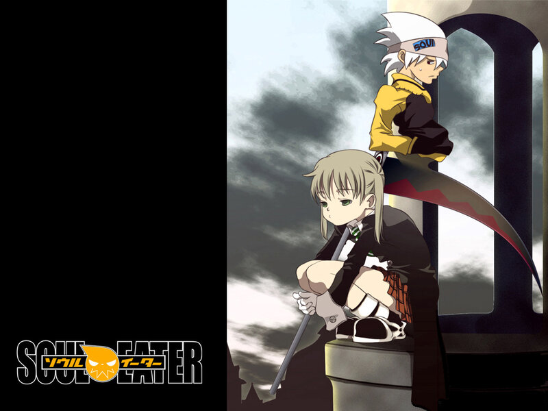 Soul Eater characters in a dramatic scene