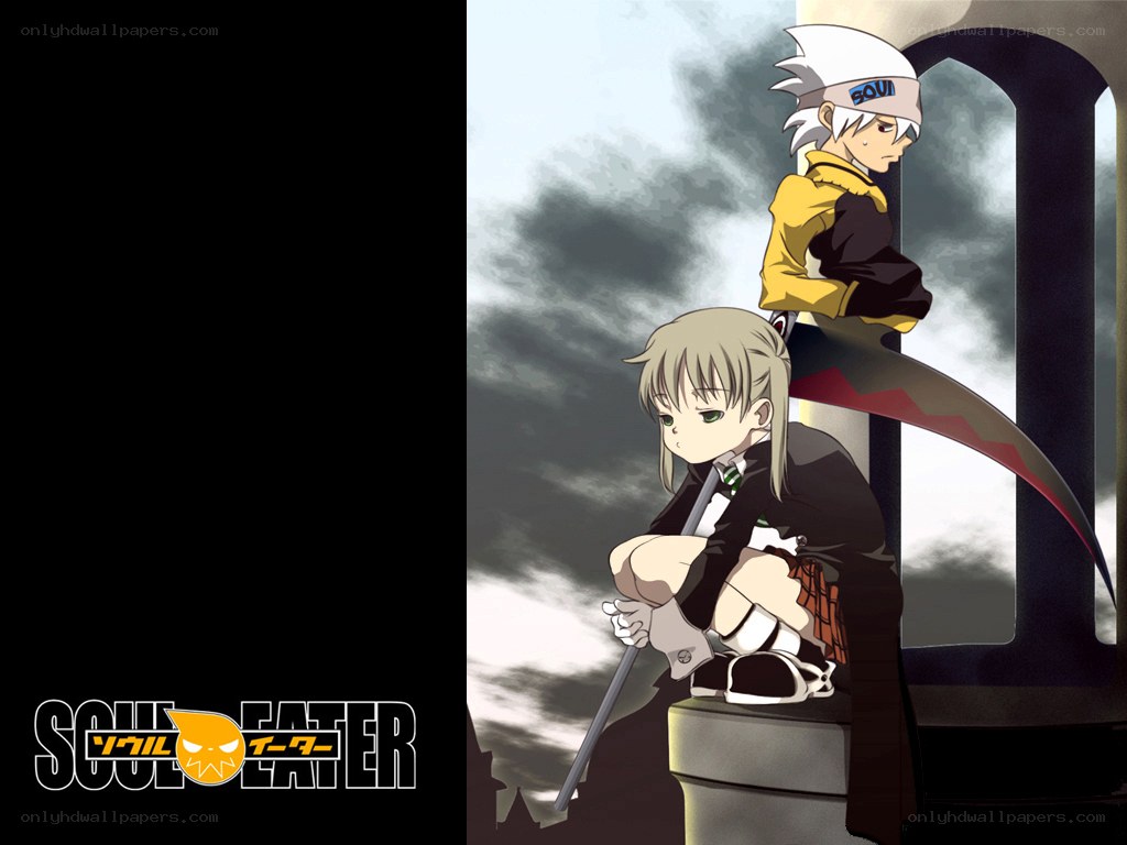 Soul Eater characters in a dramatic scene