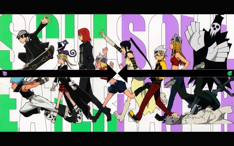 Soul Eater characters in action