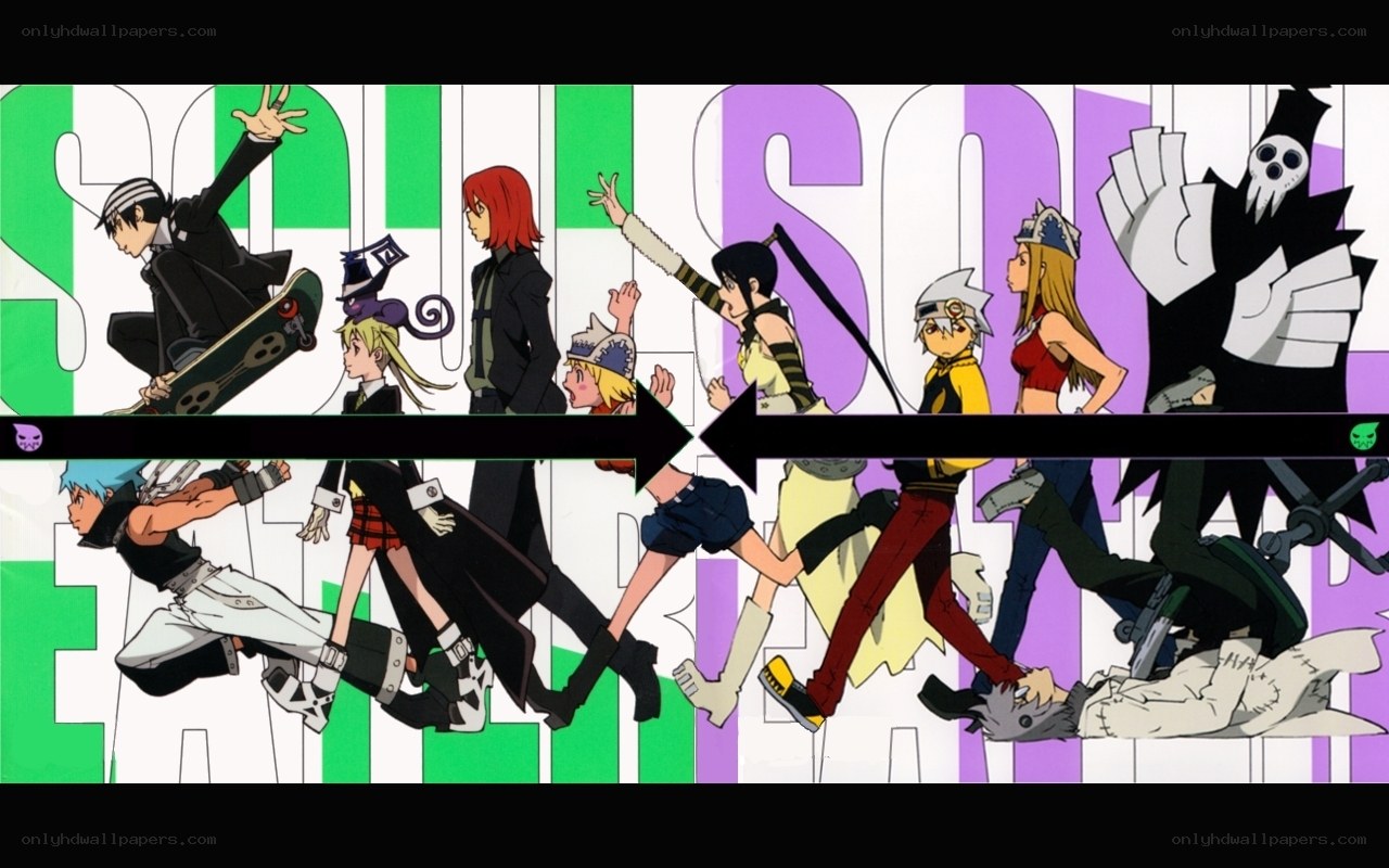 Soul Eater characters in action