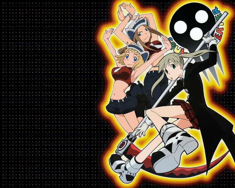 Soul Eater characters in action