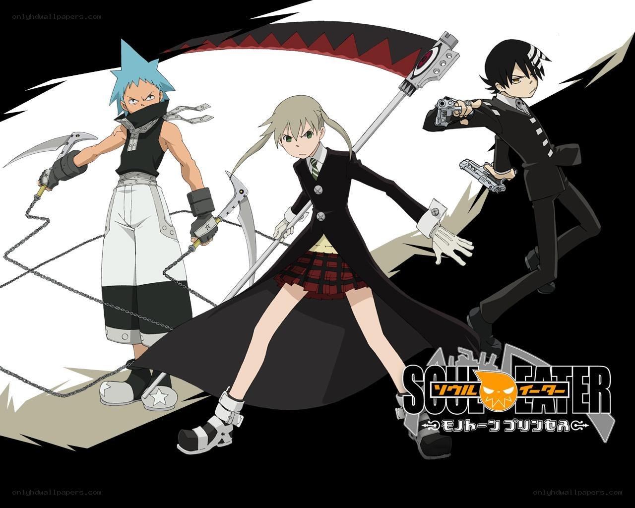 Soul Eater characters in action