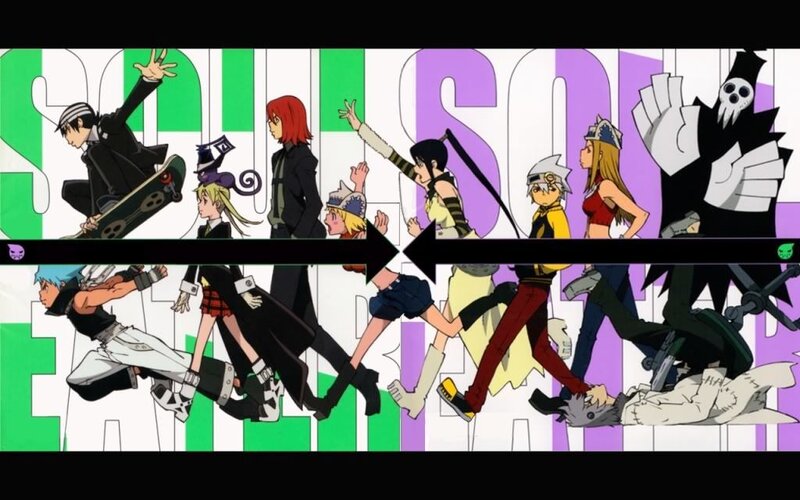 Soul Eater characters in action