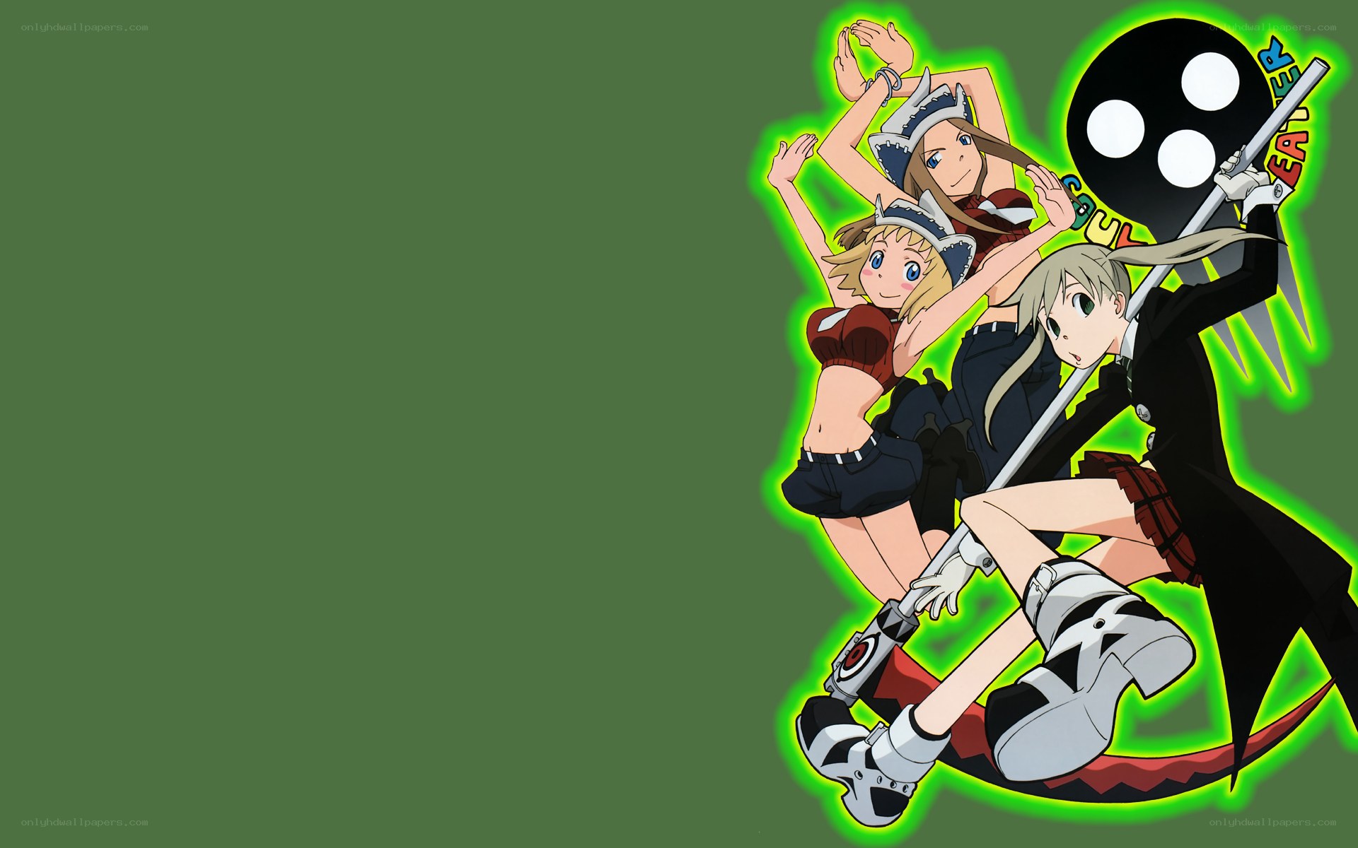 Soul Eater characters in action