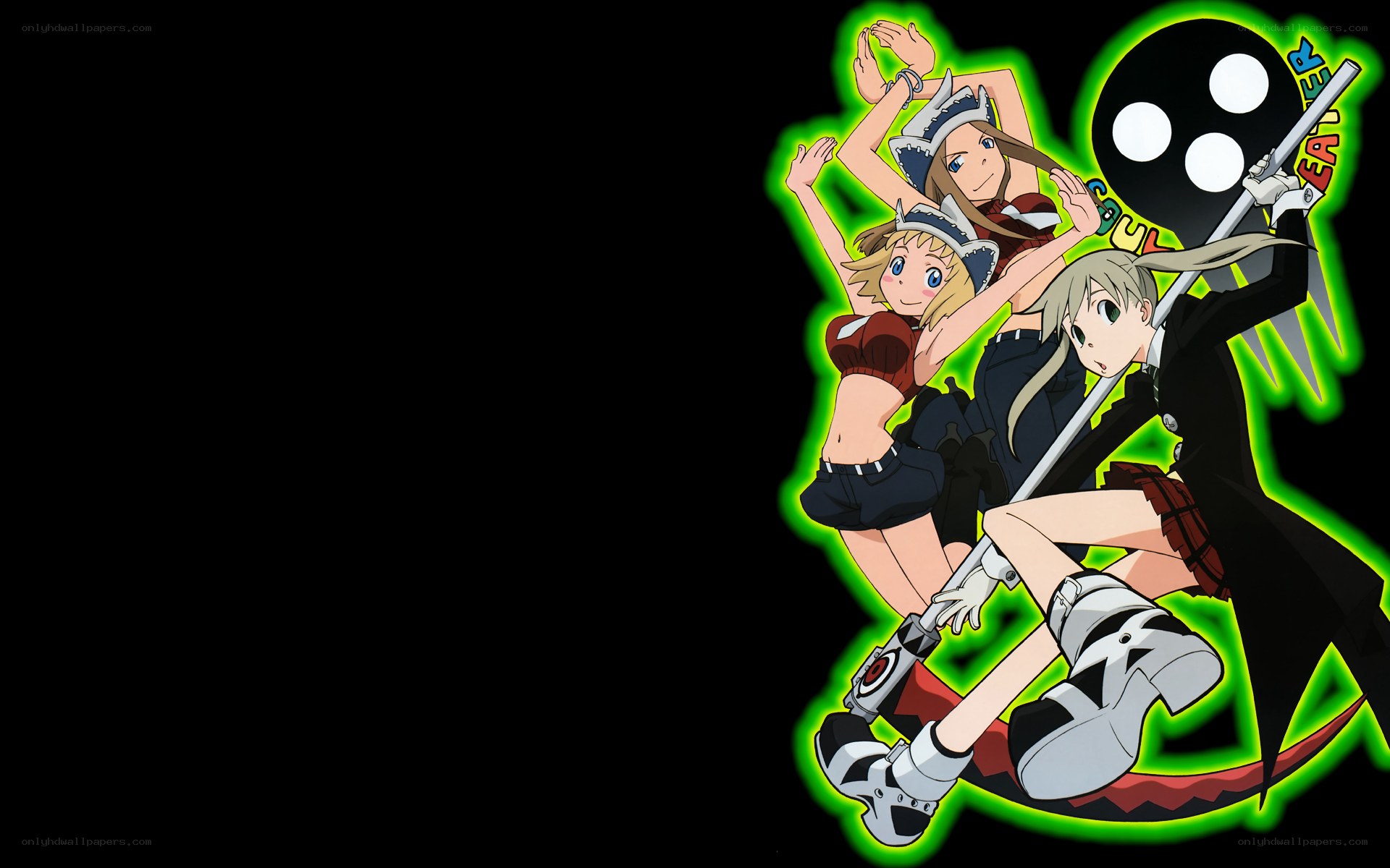 Soul Eater characters in action