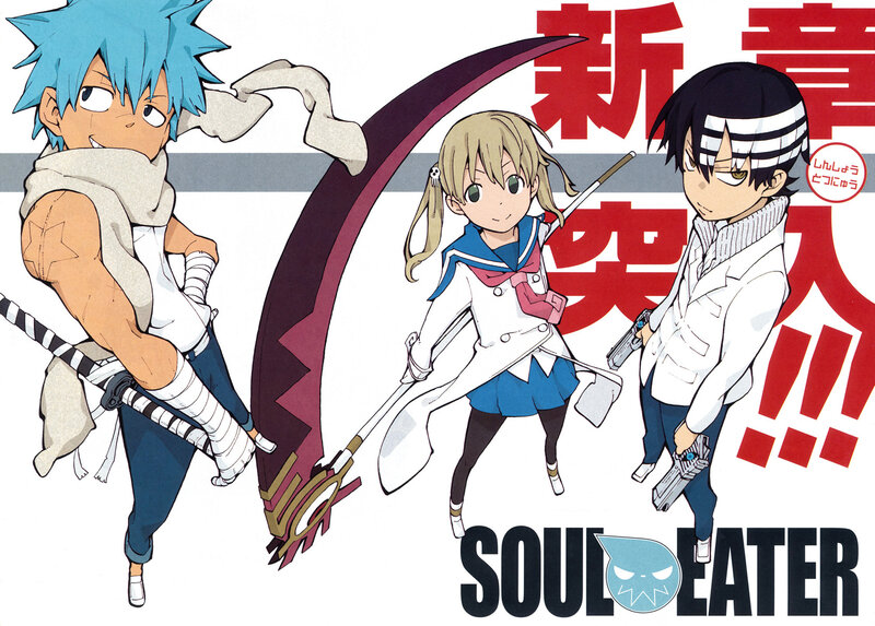 Soul Eater characters in action