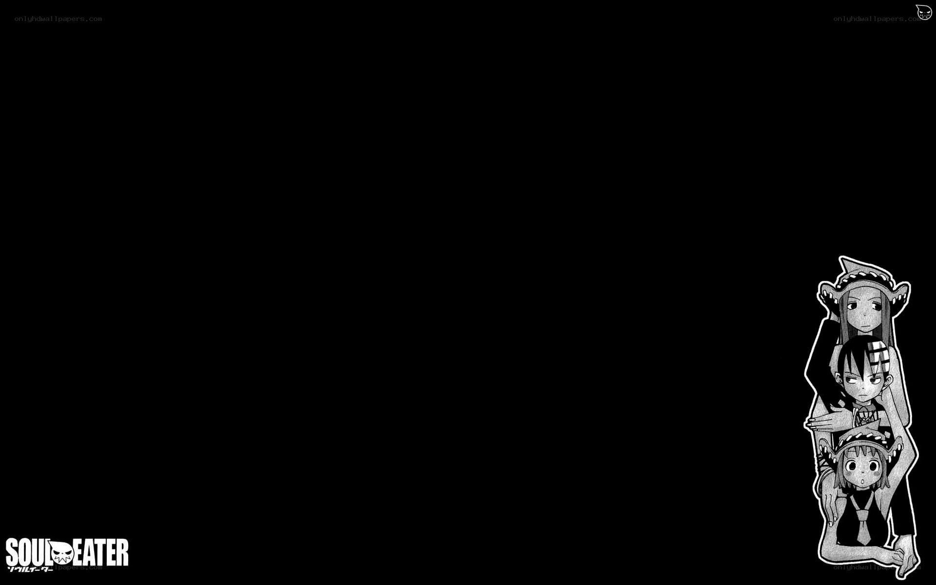 Soul Eater characters on black background