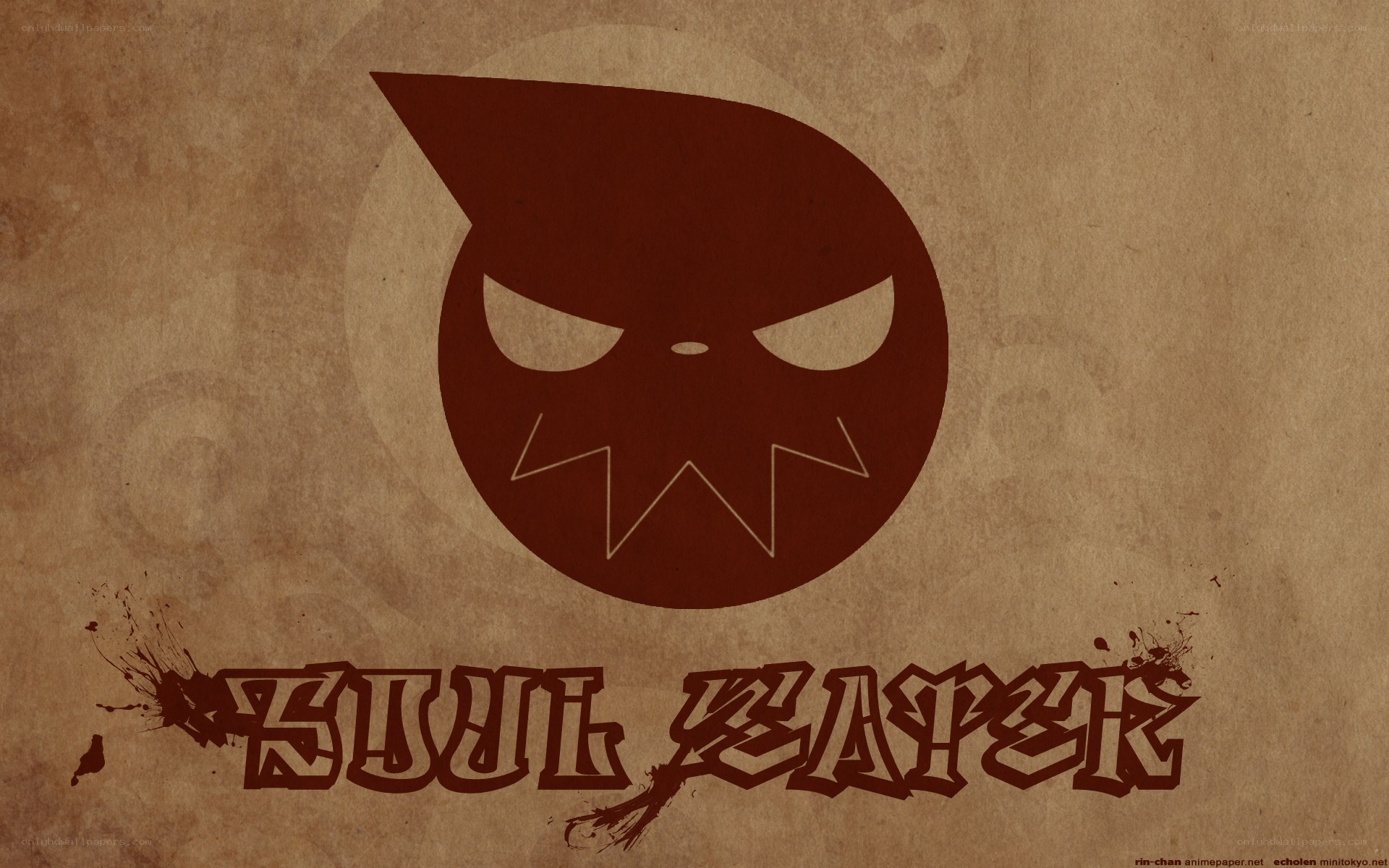 Soul Eater logo on parchment
